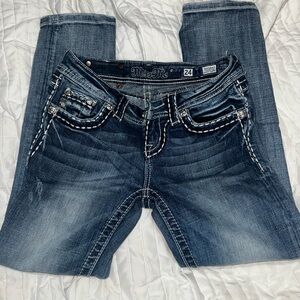 Miss Me Women's Dark Blue Boot Cut Jeans